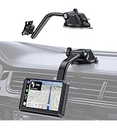 iGoevo Suction Cup CarPlay Screen Mount – Strong Hold Dashboard Mount That Won’t Fall, Low Profil...