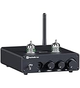 Fosi Audio T20X Bluetooth Tube Stereo Amplifier Home Audio Headphone Amp 2.0 Channel Class D Digi...