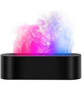 Kelymnaean Essential Oil Diffuser with Fireplace Flame, Ultrasonic Cool Mist Humidifier for Aroma...