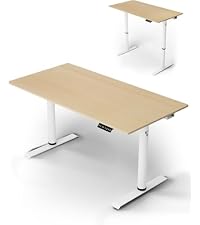 Arozzi Arena Large Gamer Desk - 63x32” Adjustable Height PC Gaming Desk with Storage for Cables & Tr...