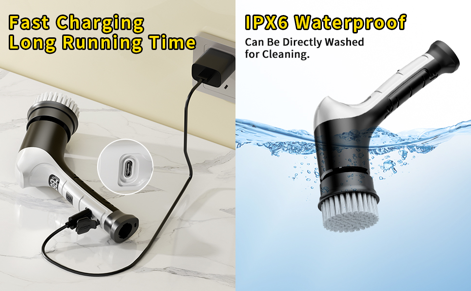 electric scrubber for cleaning