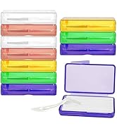 10-Pack Multicolored Dental Wax for Braces, 50-Strip Set of Unscented, Flavorless Orthodontic Wax...