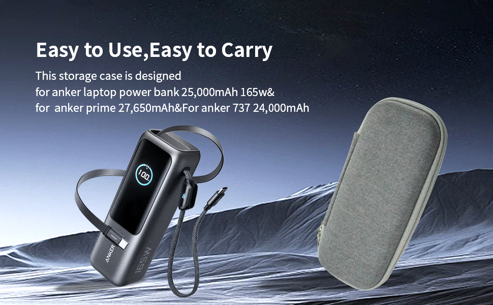 anker laptop 25000mah charger power bank case