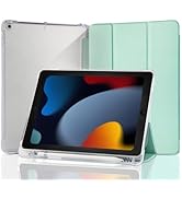 Ruizextech Case for iPad 9/8/7 Gen 10.2 inch 2021/2020/2019 with Pencil Holder, Slim Protective C...