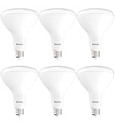 Sunco 6 Pack BR40 Light Bulb, LED Indoor Flood Light, Dimmable, 3000K Warm White, 1400 LM, E26 Ba...