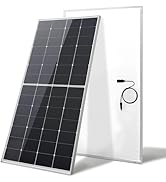 AeternaSol 200W Solar Panel, 18V 18BB N-Type Monocrystalline Solar Module, IP68 Anti-Corrosion Ju...