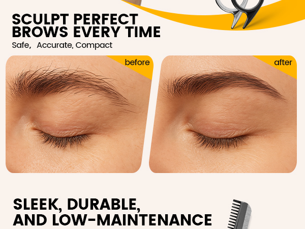 eyebrow trimmer brow hair scissors eyebrow scissors with comb