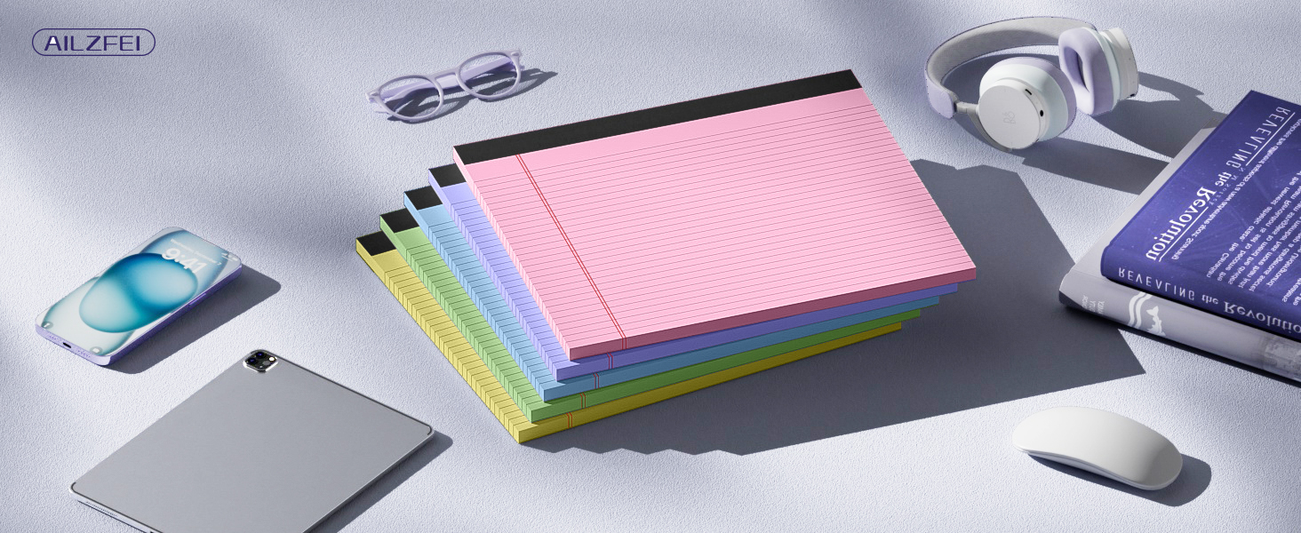 pink legal pads