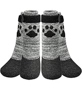 KOOLTAIL Anti Slip Dog Socks to Prevent Licking Paws for Hardwood Floors- Dog Rain Snow Boots&amp;Paw...