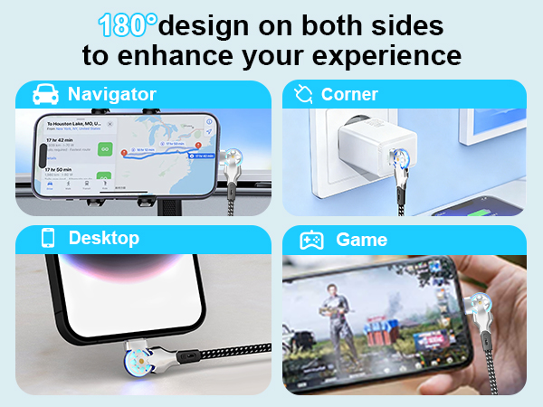 right angle usb a to lightning cable iphone charger 180 rotating right angle usbc to lightning