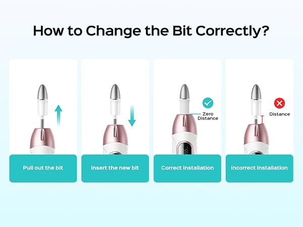 How to Change the Bit Correctly?
