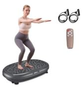 EILISON FitMax 3D XL Vibration Plate Exercise Platform - Detachable Surface Whole Body Workout w/...