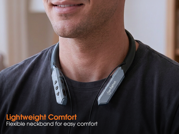 wireless headphones for running neckband earbuds for work bluetooth headphones with microphone