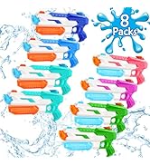 600cc Water Gun for Kids Adults:8 Pack Squirt Blasters Super Water Gun Soaker with Long Range Hig...