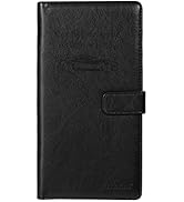 MOSISO Car Registration and Insurance Holder, PU Leather Rectangle Auto License Registration Hold...