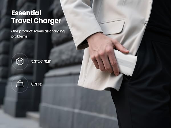 Essential Travel Charger-White