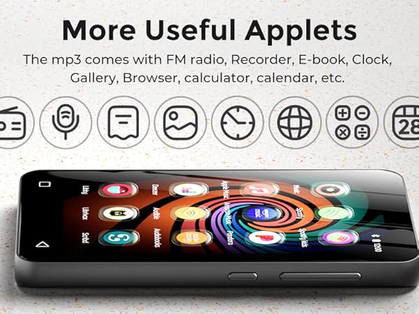 MP3 player with speaker
