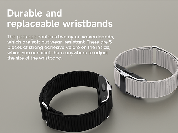 Durable and replaceable wristbands