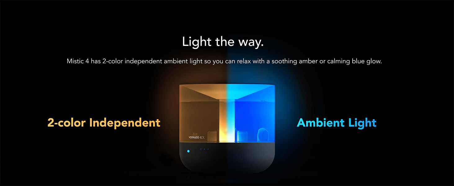 humidifier with light