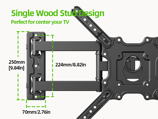 single wood stud design