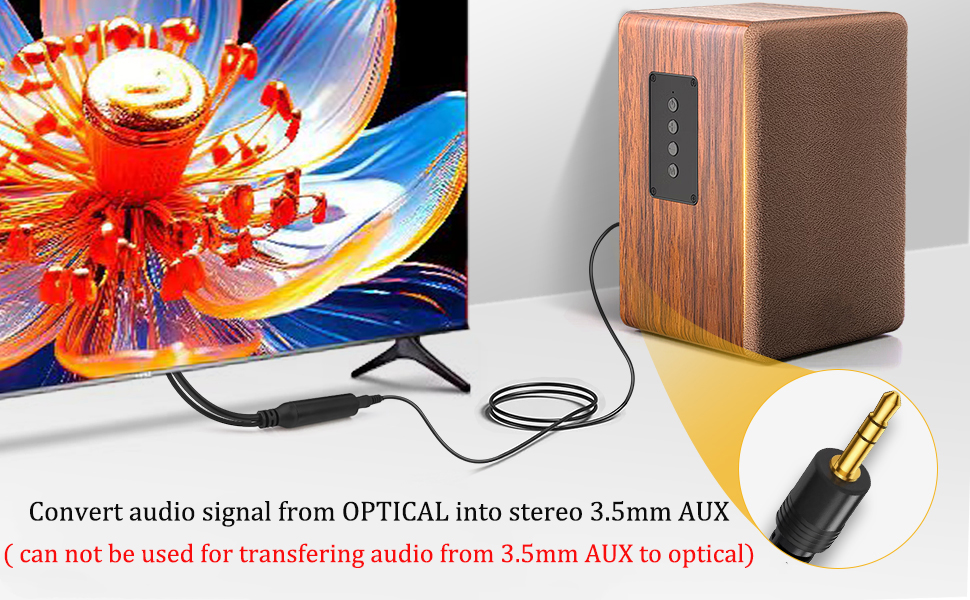 optical to audio cable