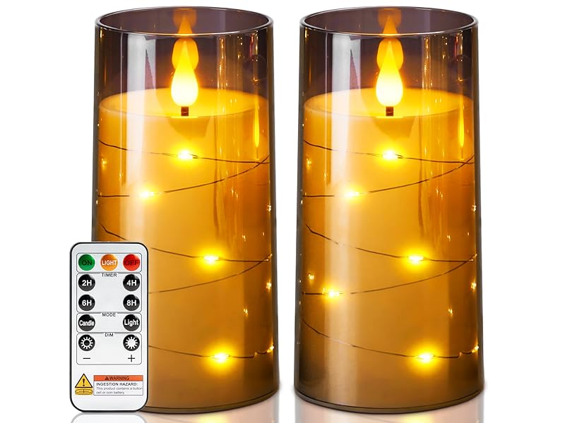 led pillar candle