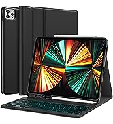 Keyboard for iPad Pro 12.9 2021 5th Generation, CHESONA iPad Pro 12.9 Case with Keyboard 4th/3rd ...