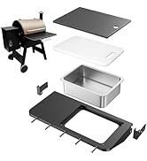 Upgraded Folding Front Shelf Accessories for Traeger Pro 22, Pro 575, Ironwood 650, BAC362, All-i...