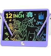 Hockvill LCD Writing Tablet for Kids 12 Inch, Kids Learning Toys Drawing Pad for Girls Boys, Unic...