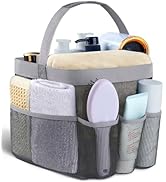 Attmu Mesh Shower Caddy Portable for College Dorm Room Essentials with 8 Pockets, Hanging Shower ...