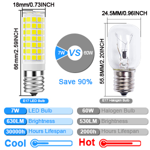 appliance light bulb 60W range hood light bulbs