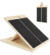 OiZenhio Portable Slant Board for Calf Stretching Squats Calf Stretcher Physical Therapy Equipmen...
