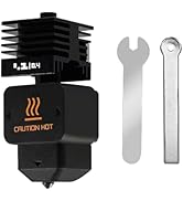 H2D Hotend with 0.4mm Detachable Hardened Steel Nozzle 3D Printer Extruder Print Head Kit for Bam...