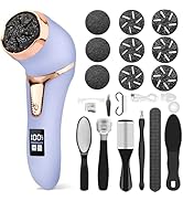 Electric Callus Remover for Feet, Portable Pedicure Kit Foot File Callus Remover, Rechargeable Wa...