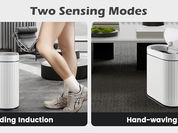 small trash can with lid