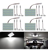 LivTee LED Interior Car Lights Accessories with 194 168 T10 / DE3175 / BA9S / 6418/211-2 578 Fest...