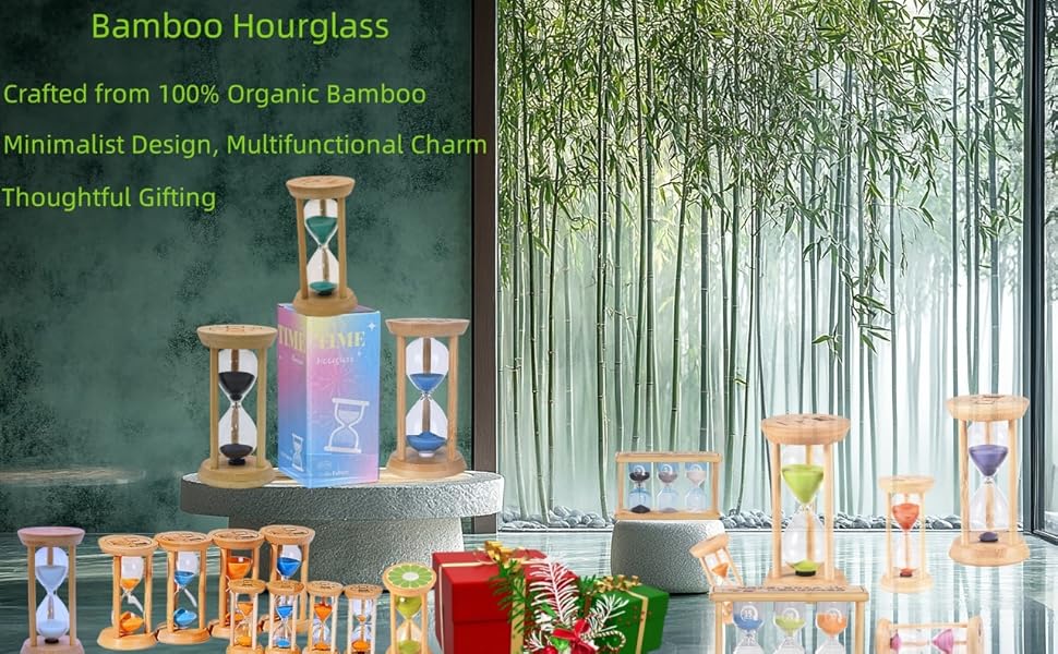 Bamboo sand timer