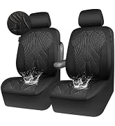 CAR Pass Waterproof Car seat covers Front Seats covers Neoprene Wetsuit, All-Weather Non-Slip Dur...