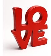 Love Signs Wooden Blocks Valentines Day Decorations Love Letter Table Top Wooden Decor V-day Gift...