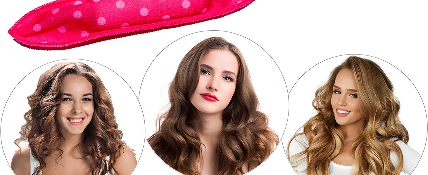 satin heatless curling
