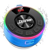 Dyurwa Certified IPX7 Waterproof Shower Bluetooth Speaker, Portable Shower Speaker Loud Clear Sou...