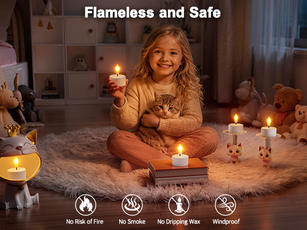 flameless candles tea lights