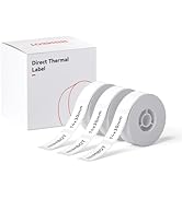 NIIMBOT Label Maker Tape for D11/D110/D101 Label Maker, 14 x 30 mm (0.55'' x 1.18''), 3Rolls for ...