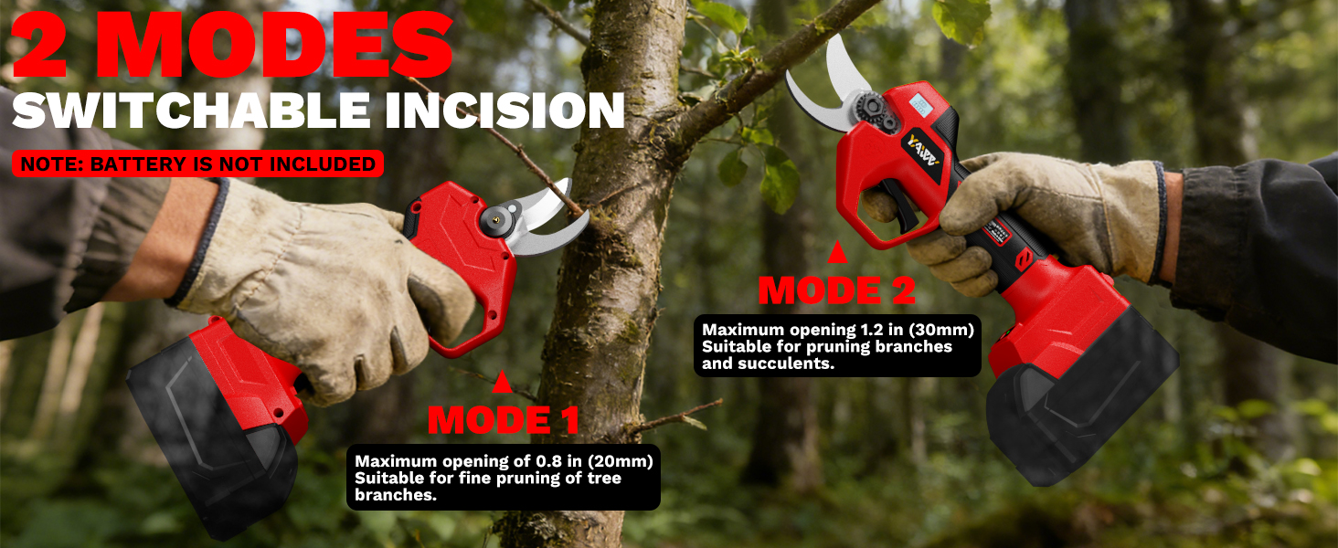 cordless electric pruning shear