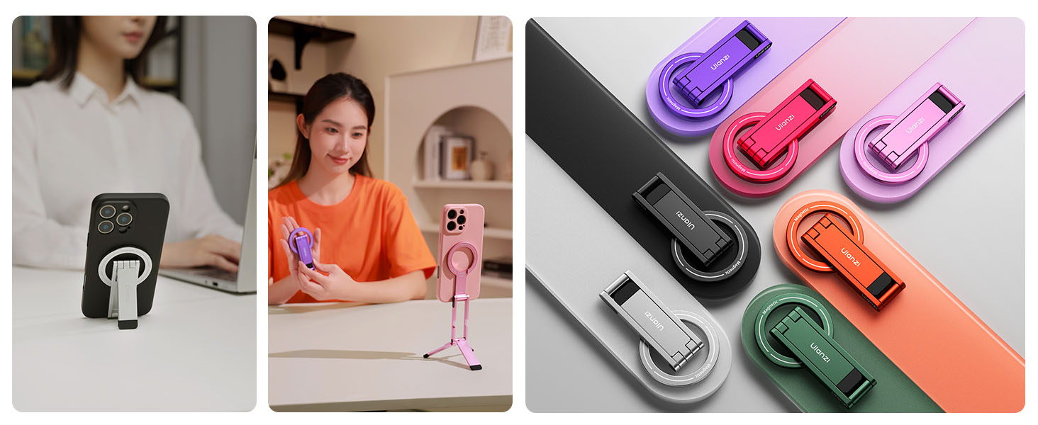 ULANZI MA60 Magnetic Phone Tripod Stand for iPhone - Aluminium Maglock Smartphone