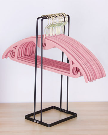 Portable Sturdy Hanger Organization Rack Holder, Keep Room Tidy, Metal Stand Hanger Holder Rack