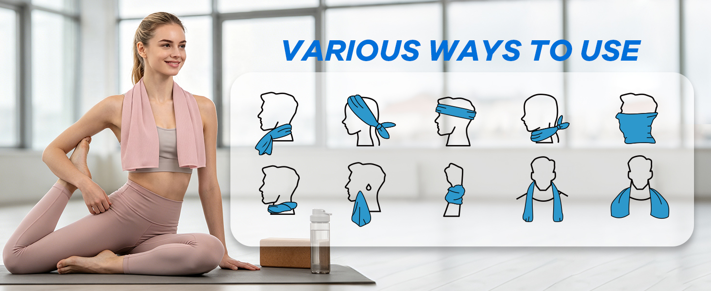 gym towels for working out camping towels fast drying lightweight cooling rags for neck cold towel