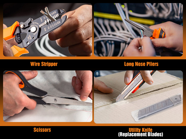 XOOL 368 Piece Home Repair Tool Kit with Drawer Toolbox