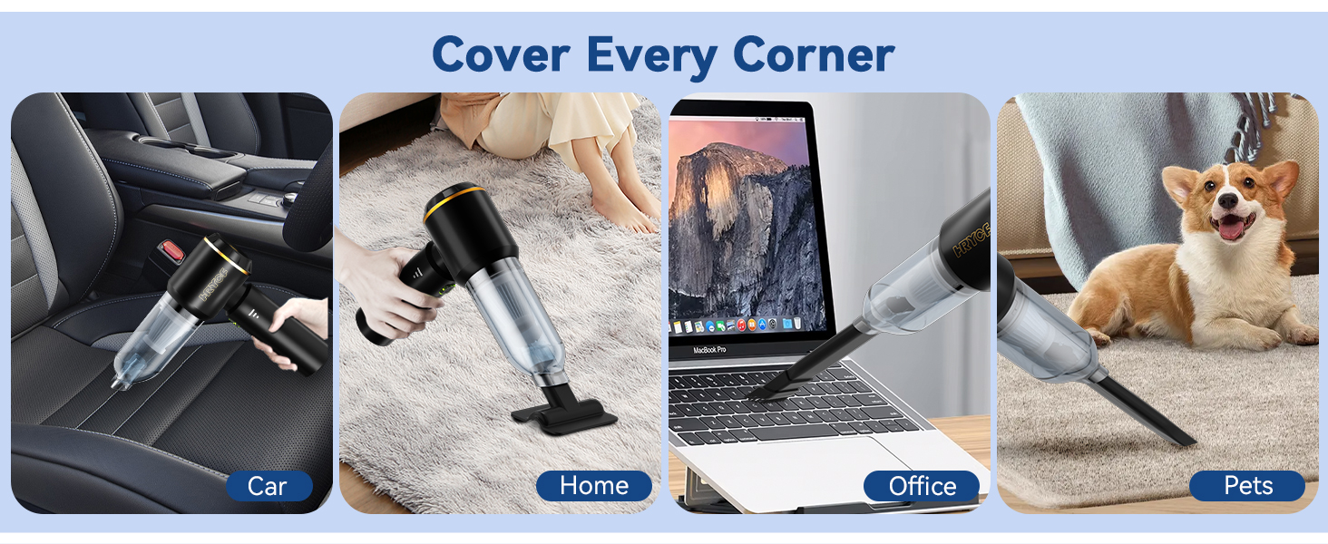 HRYCF handheld car vacuum