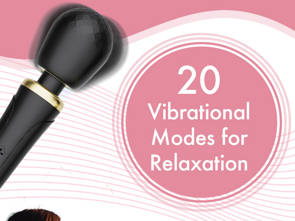 Metooka therapeutic massage wand rechargeable for sore muscles and back